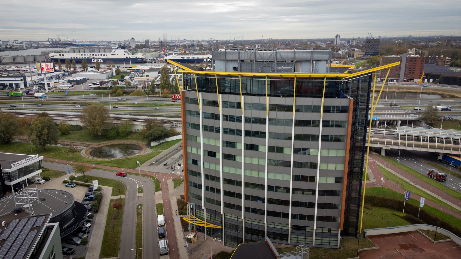 Drone vogelperspectief shot